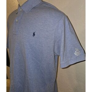 Polo Ralph Lauren Men's 2XB Classic Fit Heather Blue Polo Shirt Marriot Club